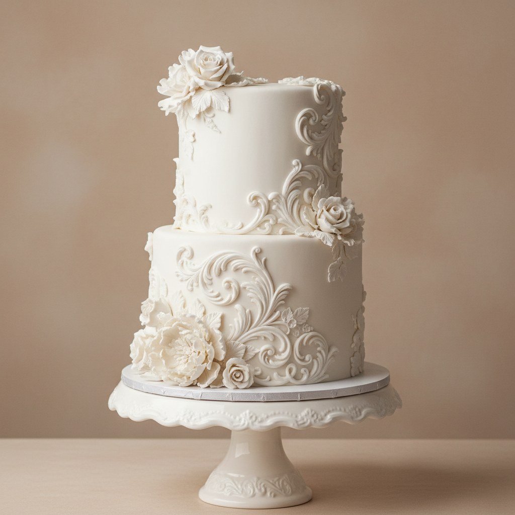 Fondant heykel pasta